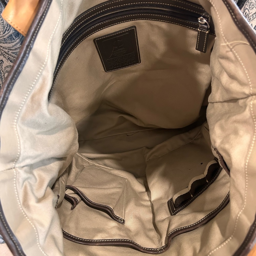 Coach Vintage Transatlantic Drafting 2-Way Tote - Picture 3 of 16